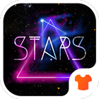 Color Phone Theme - Neon Night Star ikona