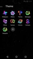 برنامه‌نما Color Phone Theme - Neon Night Star عکس از صفحه