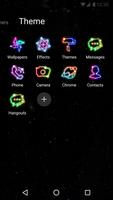 Color Phone Theme - Neon Night Star screenshot 2