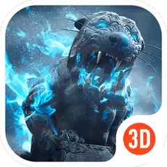 download 3D Theme - Roaring Lion 3D Wallpaper&Icon APK