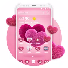 Descargar APK de Pink Hearts 2018 - Love Wallpaper Theme