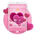 Pink Hearts 2018 - Love Wallpaper Theme иконка