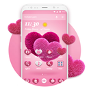 Pink Hearts 2018 - Love Wallpaper Theme APK