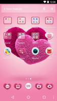 Pink Hearts 2018 - Love Wallpaper Theme اسکرین شاٹ 1