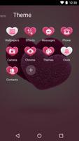 Pink Hearts 2018 - Love Wallpaper Theme ảnh chụp màn hình 2