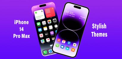 Theme for iPhone 14 Pro Max الملصق