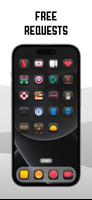 Aventura Dark - Icon Pack ảnh chụp màn hình 3