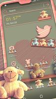 Teddy Bear Theme Launcher Affiche