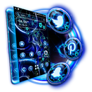 Dark Blue Fractal Launcher APK