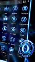 Dark Blue Fractal Launcher ภาพหน้าจอ 1