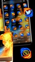 Fire & Ice Theme Launcher اسکرین شاٹ 1