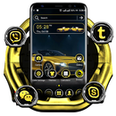 Golden Sport Car Theme APK