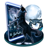 Moon Wolf Launcher Theme icono