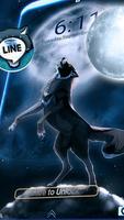 Moon Wolf Launcher Theme captura de pantalla 2