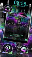3 Schermata Neon Car Theme