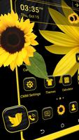 Sunflower Launcher Theme постер