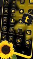 Sunflower Launcher Theme captura de pantalla 1