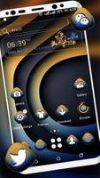 Abstract Curve Art Launcher Th Affiche