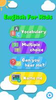 English For Kids plakat