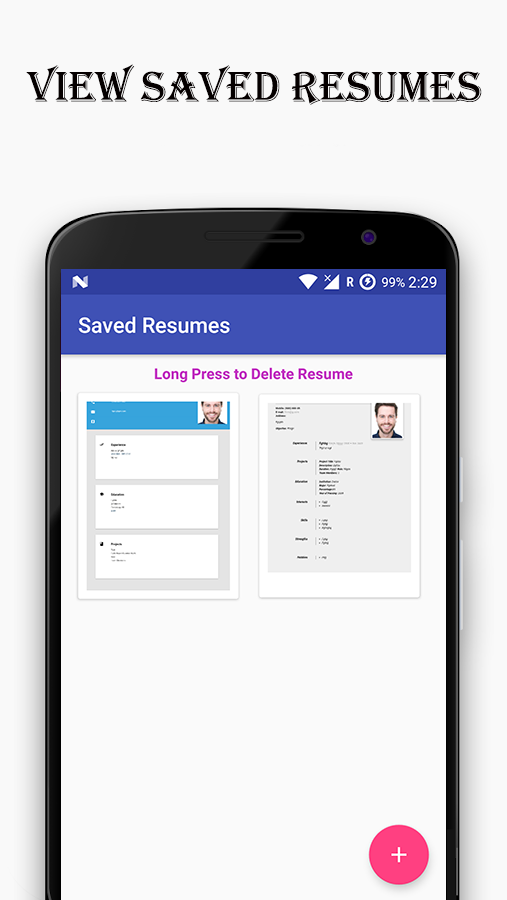 resume maker pro apk