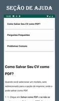 Curriculum Vitae App imagem de tela 3