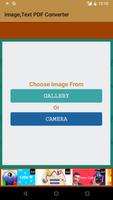 Image, Text Content to PDF Converter स्क्रीनशॉट 1