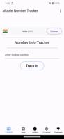 1 Schermata Mobile Number Live Tracker