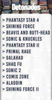 Detonados Mega Drive plakat
