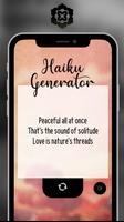 Haiku Generator plakat