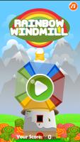 Rainbow Windmill-poster