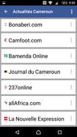 Actualités Cameroun ảnh chụp màn hình 1