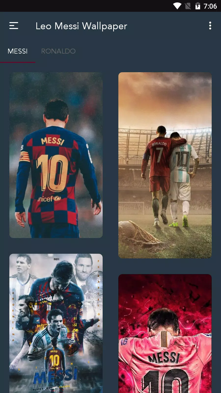 Hãy xem hình nền Leo Messi để ngắm người chơi bóng đá tài năng nhất mọi thời đại, người giành được ba giải Quả bóng vàng liên tiếp từ năm 20014 đến 2016 và đã ghi được hơn 700 bàn thắng cho câu lạc bộ của mình. Bạn không muốn bỏ lỡ cơ hội để trưng bày tình yêu của mình với ngôi sao bóng đá nổi tiếng này.