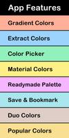 Material Design Color Palettes โปสเตอร์