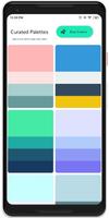 3 Schermata Material Design Color Palettes