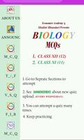 Biology MCQs الملصق
