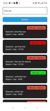 Keywords Finder - ASO for android app poster