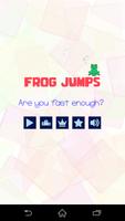 Frog Jumps الملصق