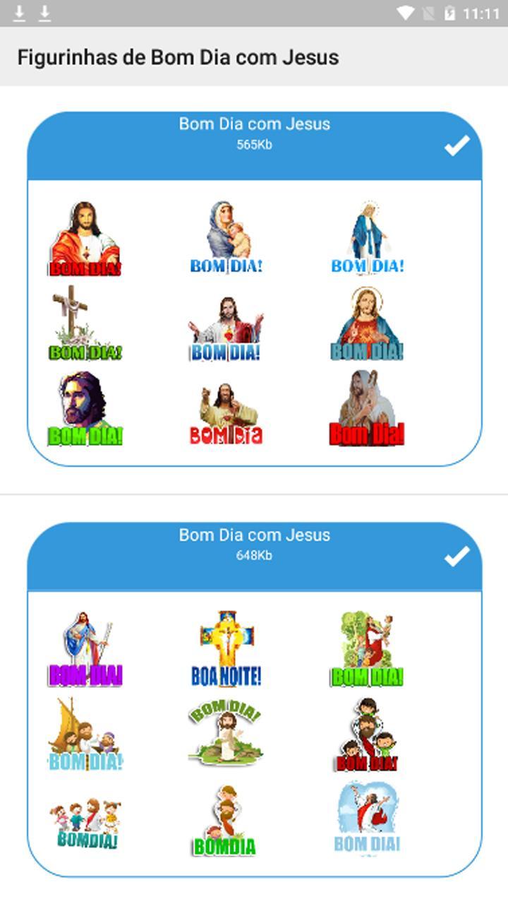 Download do APK de Figurinhas de Bom Dia com Jesus para Android Download do APK de Figurinhas de Bom Dia com Jesus para Android