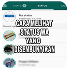 Icona Cara Lihat Status WA Diprivasi