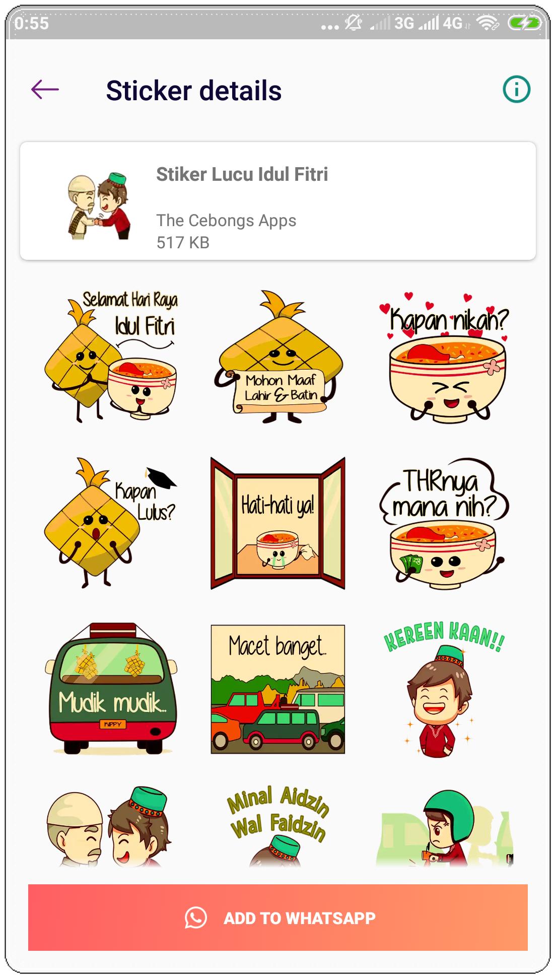  Stiker  Idul  Fitri  2021 WAStickerApps for Android APK 