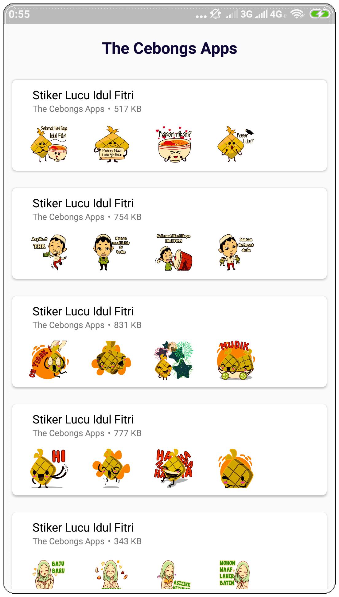  Stiker Idul Fitri  2021 WAStickerApps for Android APK 