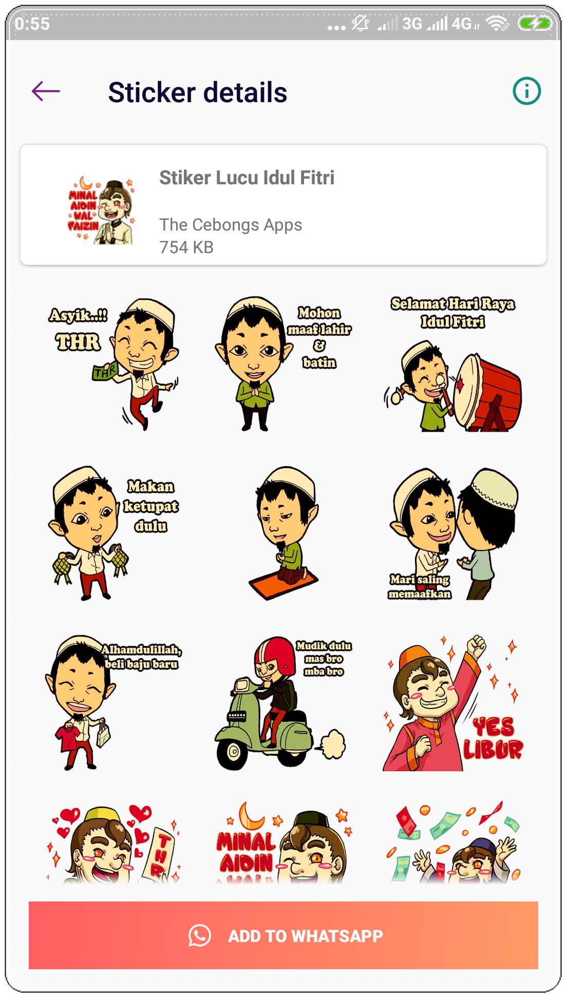  Stiker  Idul  Fitri  2021 WAStickerApps for Android APK 