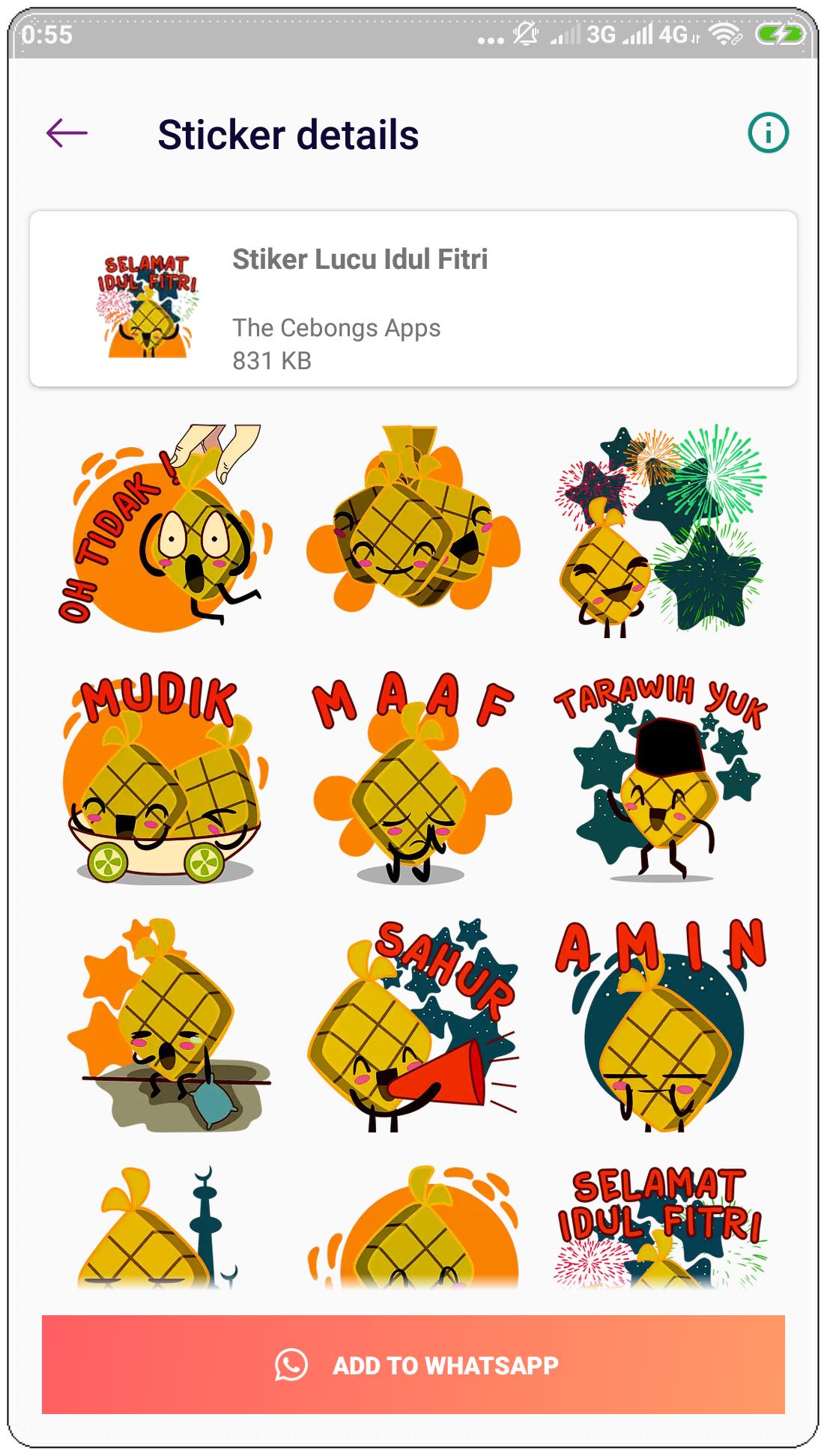  Stiker  Idul  Fitri 2022 WAStickerApps for Android APK 