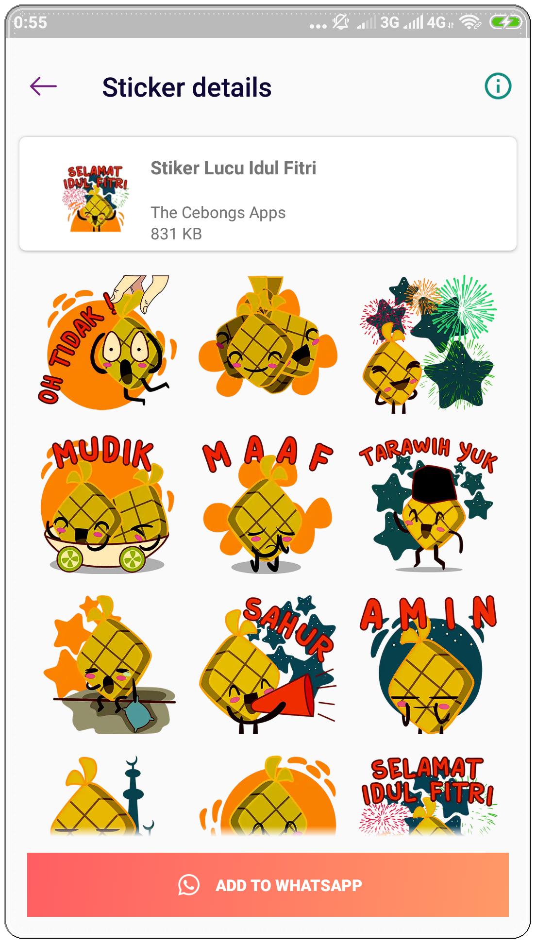  Stiker  Idul  Fitri  2021 WAStickerApps for Android APK 