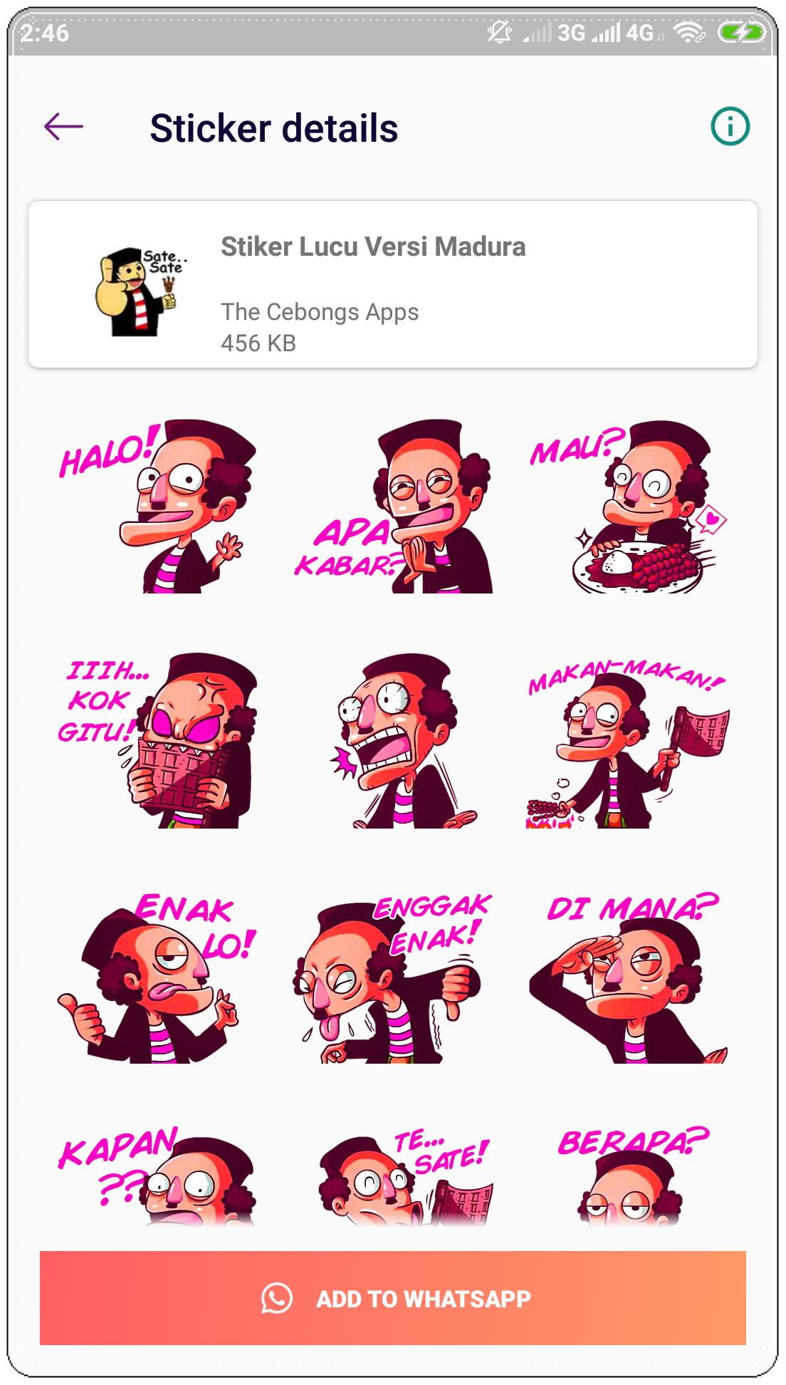 Stiker Madura Lucu Wastickerapps For Android Apk Download