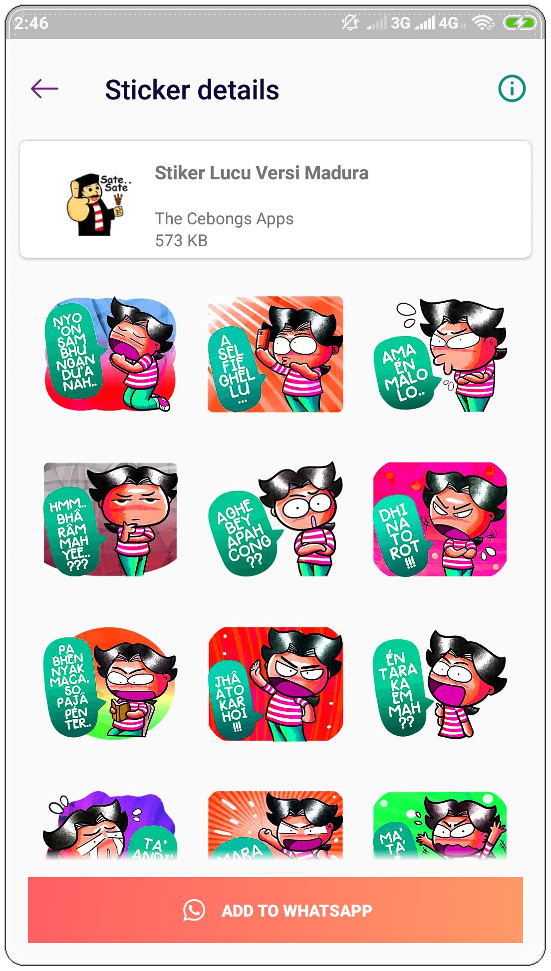 Stiker Madura Lucu Wastickerapps For Android Apk Download