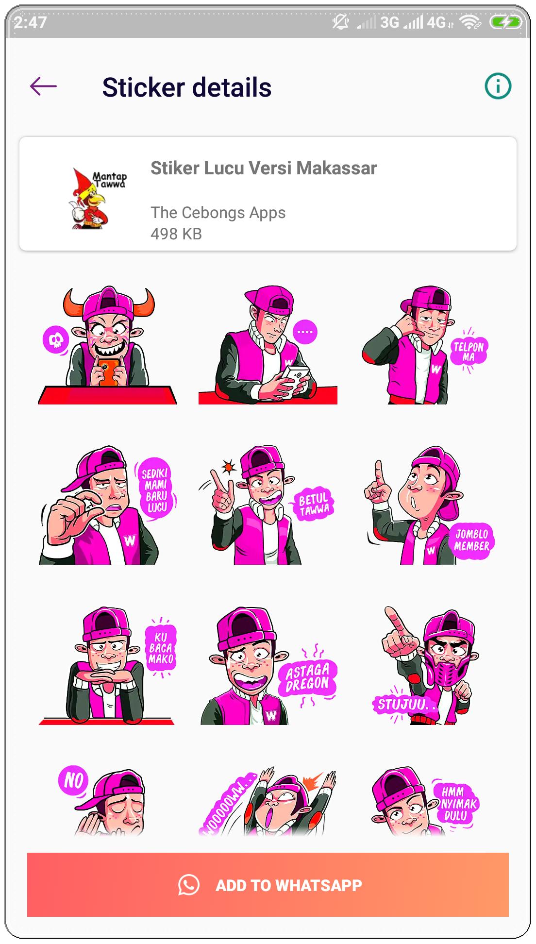 Stiker Makassar Lucu Wastickerapps For Android Apk Download