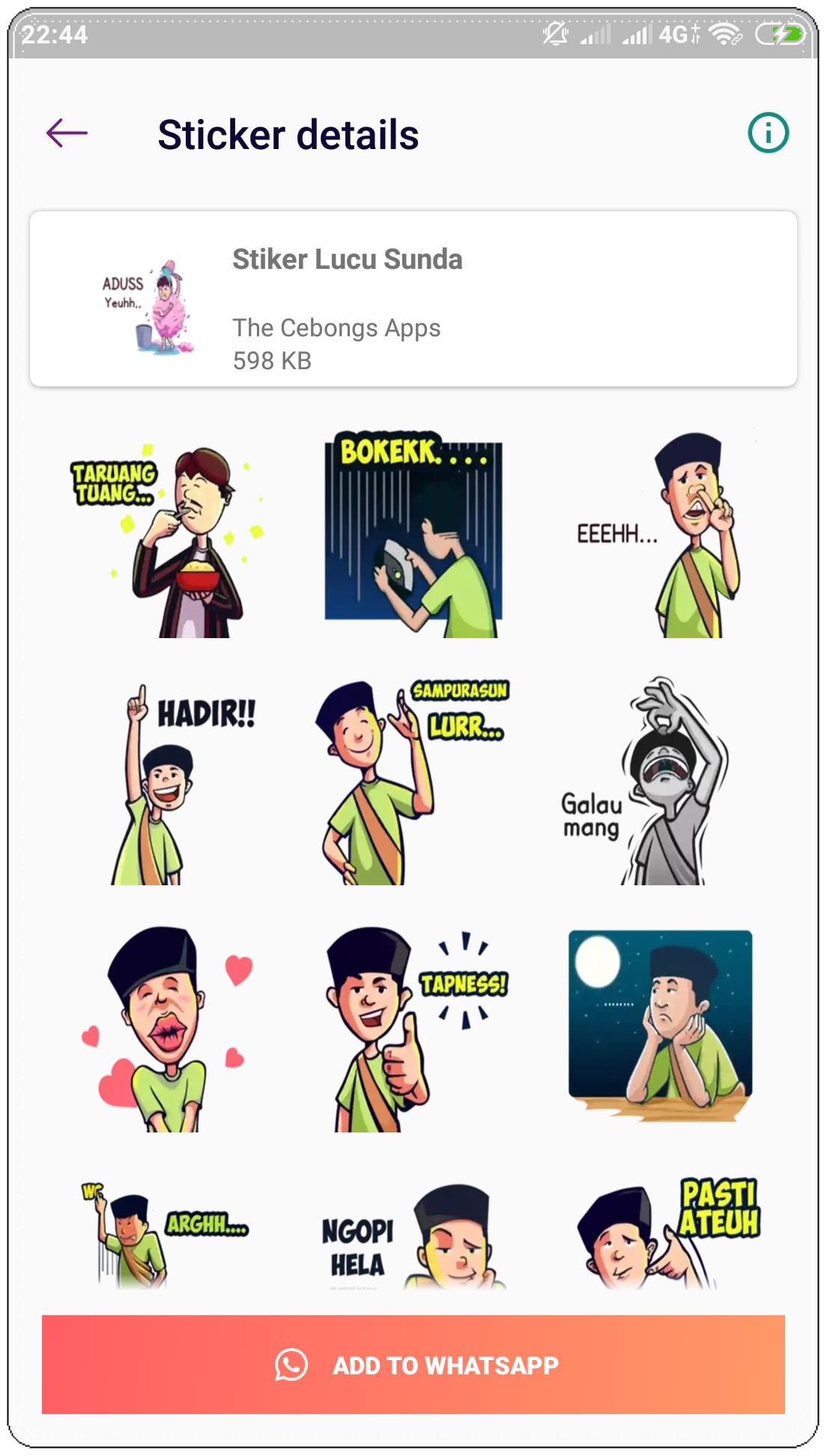 Stiker Sunda Lucu Terbaru Wastickerapps For Android Apk Download
