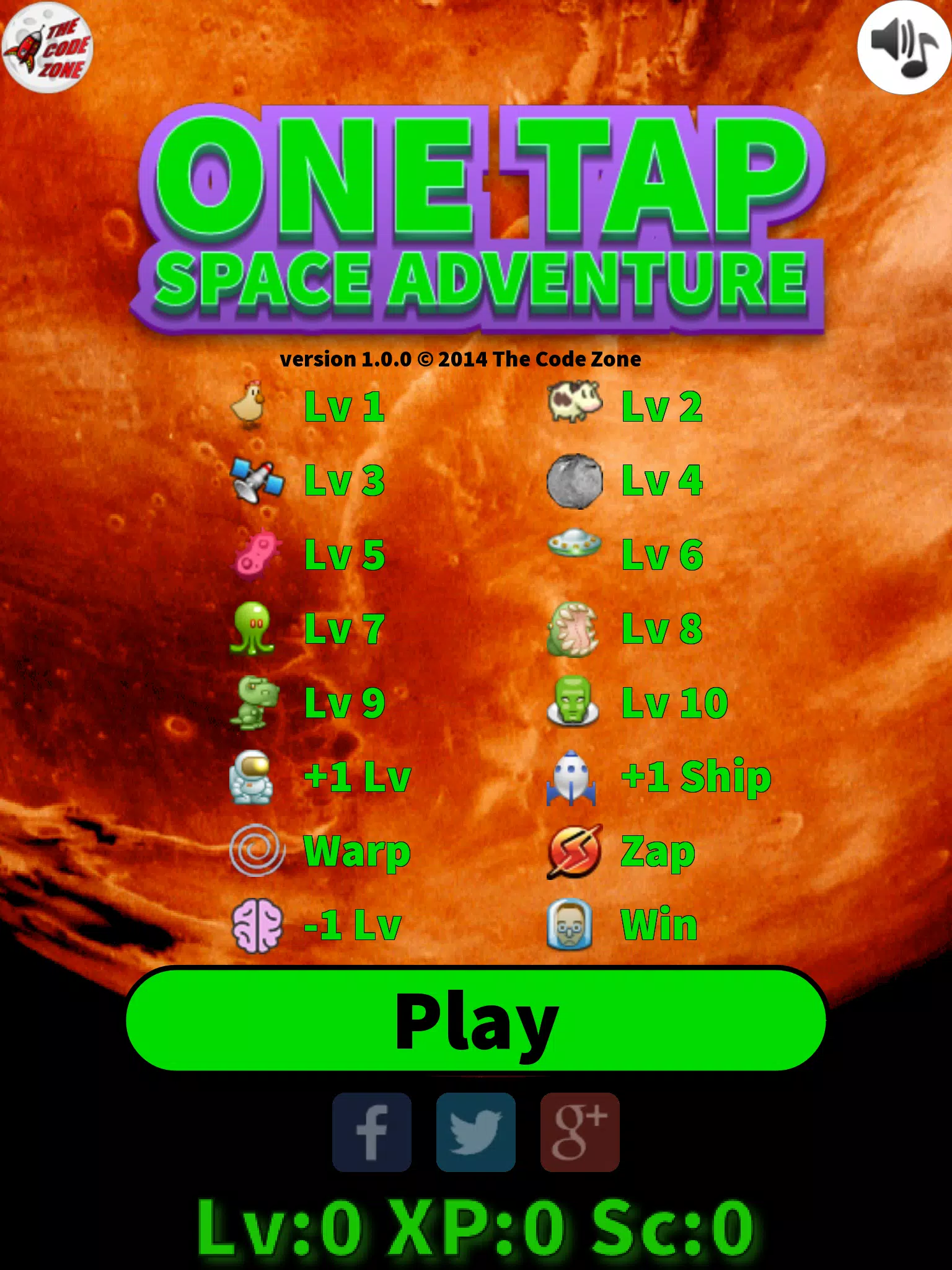 One Tap Space Adventure Paid APK Android Free Download