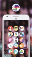 Pix Up - Round Icon Pack الملصق